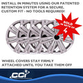 WC 15-17 JETTA SILVER 16" SET OF 4