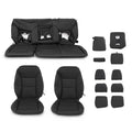 CUSTOM SEAT SAVER POLYCOTTON CHARCOAL