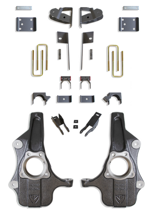 19C SILVERADO/SIERRA 1500 2IN LOWERING SHACKLES & SENSOR BRACKETS(ADAPTIVE RIDE MODELS)