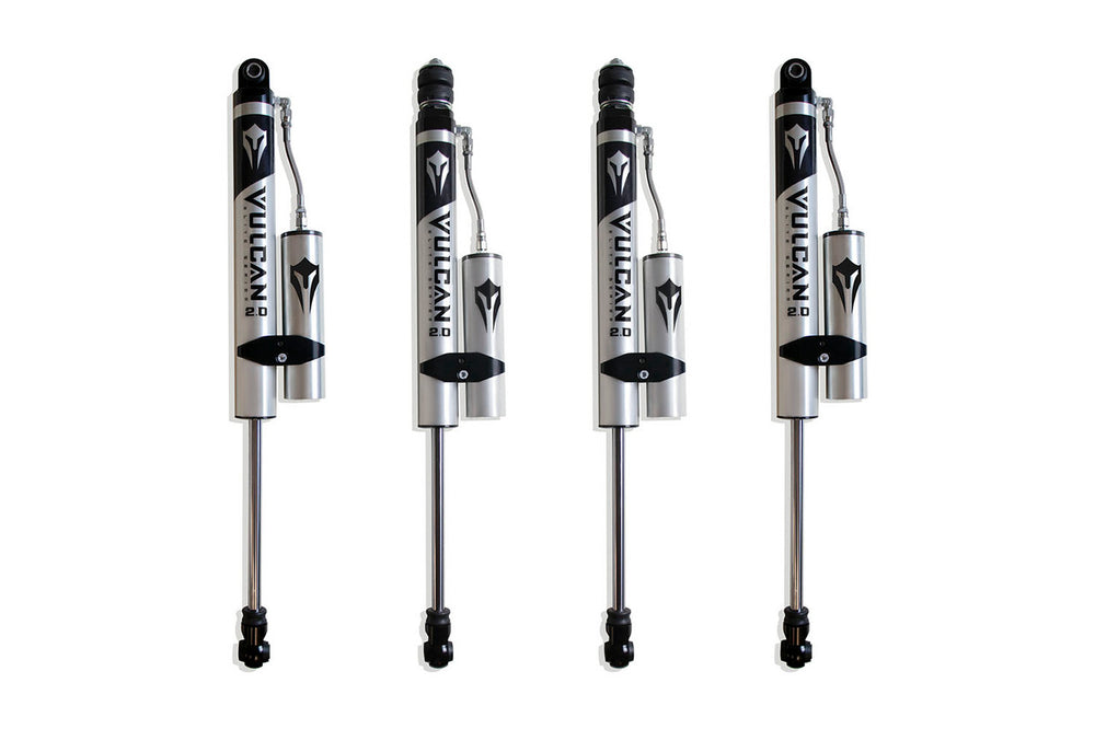 Maxtrac 17-25 Ford F-250/F-350 4WD Front & Rear Vulcan 2.0 Reservoir Shocks - 6in Lift