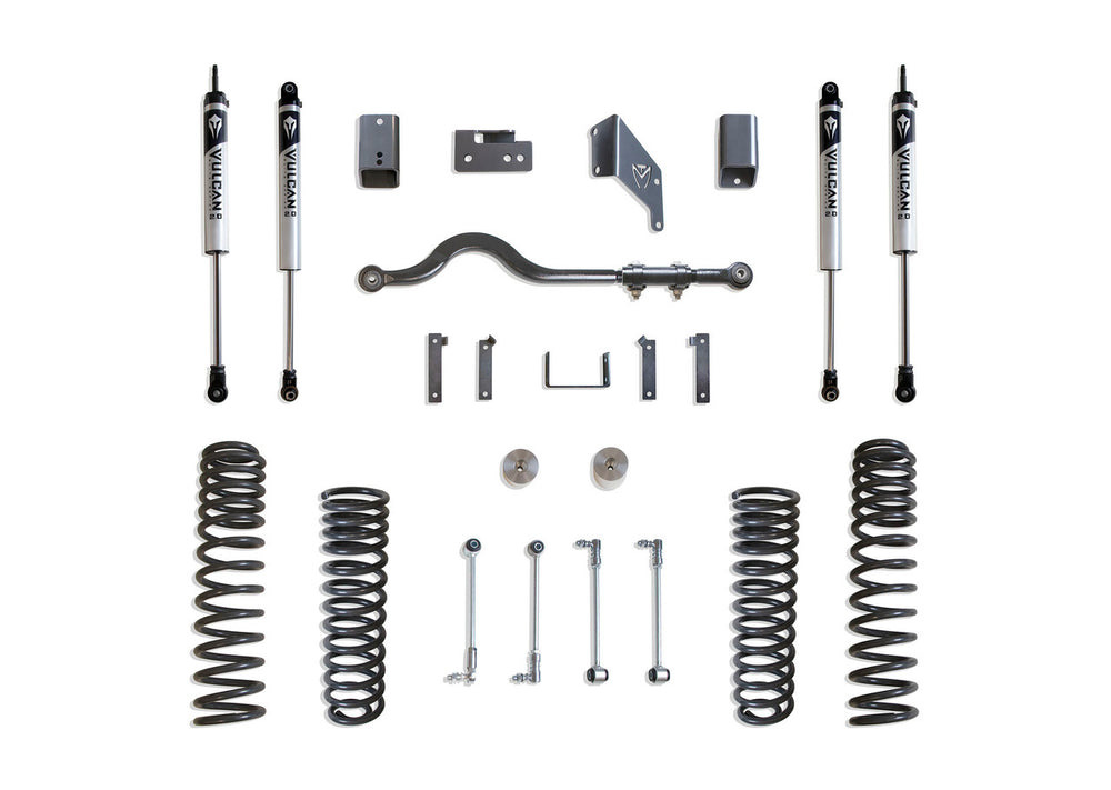 0718 WRANGLER 4.5IN LIFT KIT W/ FRONT TRACK BAR & VULCAN 2.0 IFP SHOCKS