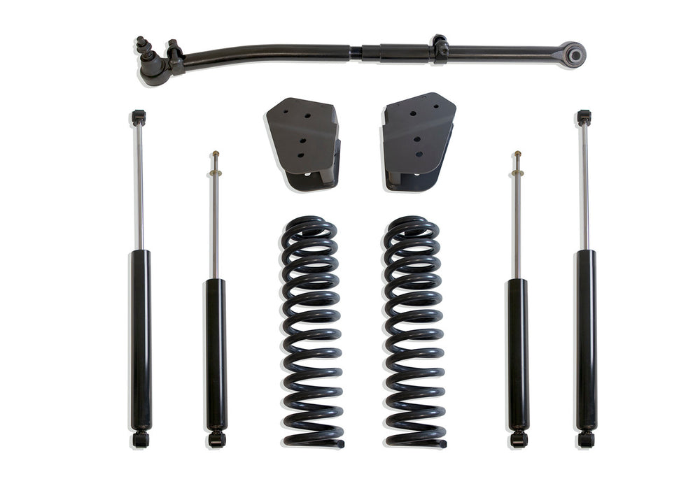 1722 F250/F350 4WD DIESEL 2.5IN LIFT KIT W/ 4LINKS(FOX SHOCKS)GREY