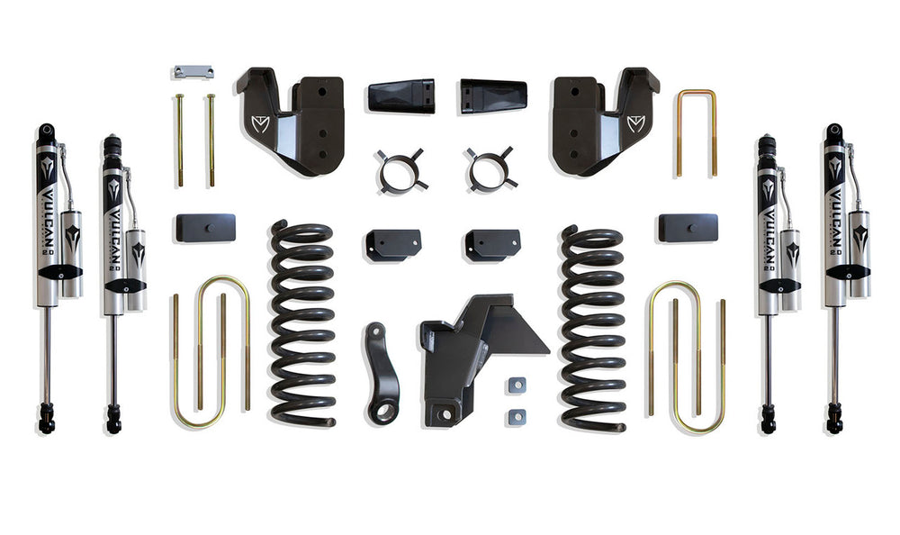 1923 RAM 3500 4WD BASIC 4IN LIFT KIT W/RADIUS ARM BRACKETS & VULCAN 2.0 RESERVOIR SHOCKS