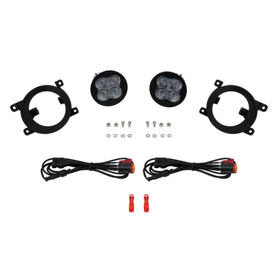 SS3 SAE/DOT Type Rav4 Fog Light Kit Cool White (6000K) Pro (36 watts) White SAE Fog Diode Dynamics