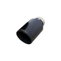 2122 BRONCO MATTE BLACK ROUND ANGLE CUT TIP 3IN