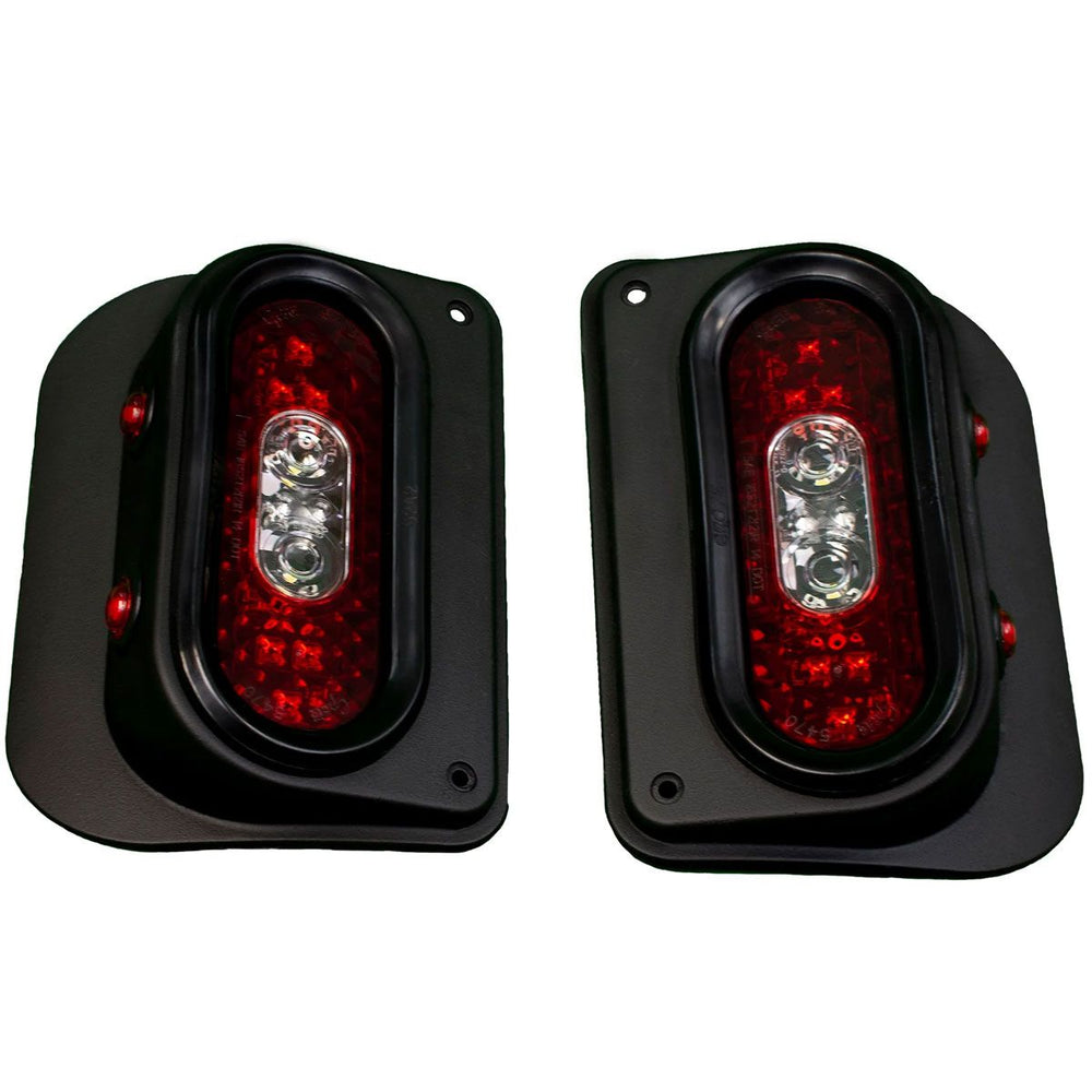 0718 WRANGLER JK/JKU TAIL GUNNER LED TAIL LIGHTS BLACK