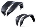 0718 WRANGLER JK/JKU FULL ASSAULT BLACK ALUMINUM FENDER KIT BLACK FRONT