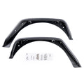 0718 WRANGLER JK/JKU FULL ASSAULT BLACK ALUMINUM FENDER KIT BLACK REAR