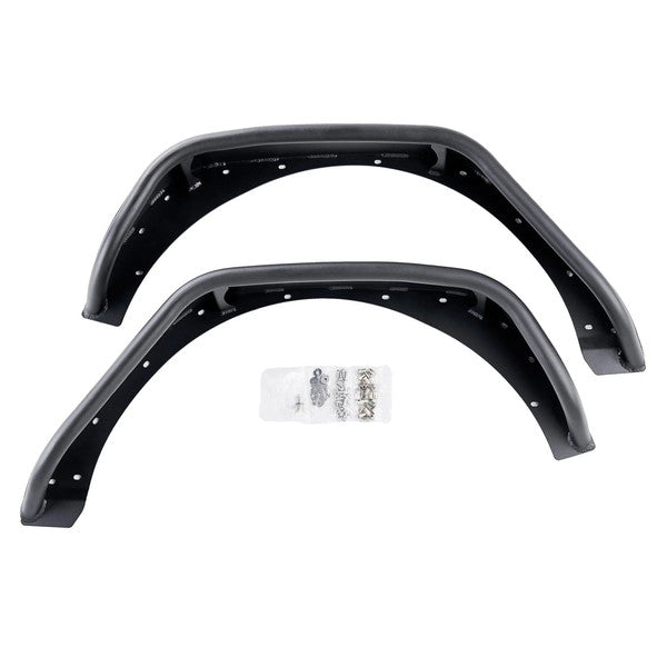 18C WRANGLER JL/JLU FULL ASSAULT BLACK ALUMINUM FENDER KIT BLACK REAR