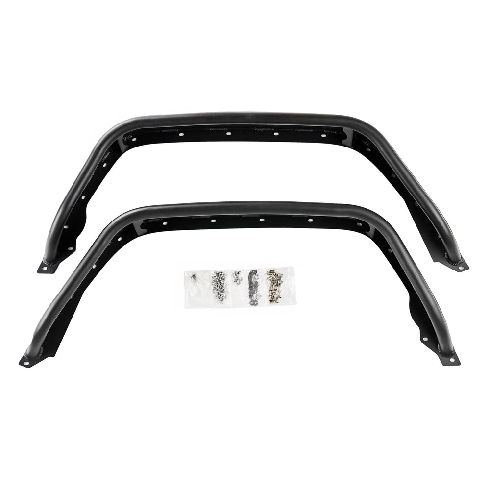 20C WRANGLER JT FULL ASSAULT BLACK ALUMINUM FENDER KIT BLACK REAR