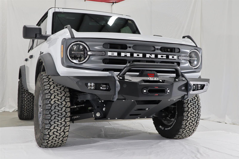 2021+ Bronco Black Ops Full Width Winch Front Bumper