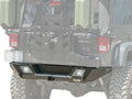 JK Destroyer Shorty Rear Bumper w / Tire Carrier (Black Powder Coated) (box 1)