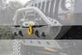 LOD Offroad JK Destroyer Shorty Front Bumper NO GUARD (Black Powder Coated) - JFB0701