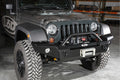 ~(120 lbs. 75X20X15)~ Signature Series Full Width Front Bumper w / Bull Bar Tube Guard