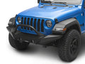 ~(95 lbs. 75X20X13)~ Destroyer Full-Width Front Bumper w/ Bull Bar
