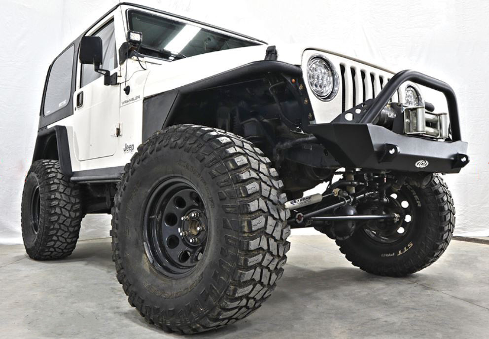 TJ LJ YJ Destroyer Shorty Front Bumper w No Guard