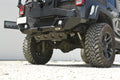 ~(25 lbs. 40X18X8)~ Destroyer Muffler Rear Skid Plate Black Powder Coated 2007-2017 Jeep JK Wrangler