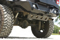 ~(25 lbs. 40X18X8)~ Destroyer Muffler Rear Skid Plate Black Powder Coated 2007-2017 Jeep JK Wrangler