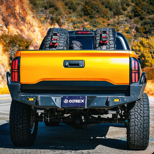 AlphaRex 16-23 Toyota Tacoma/Tundra NOVA-Series Prismatic LED Tail Lights Alpha-Black