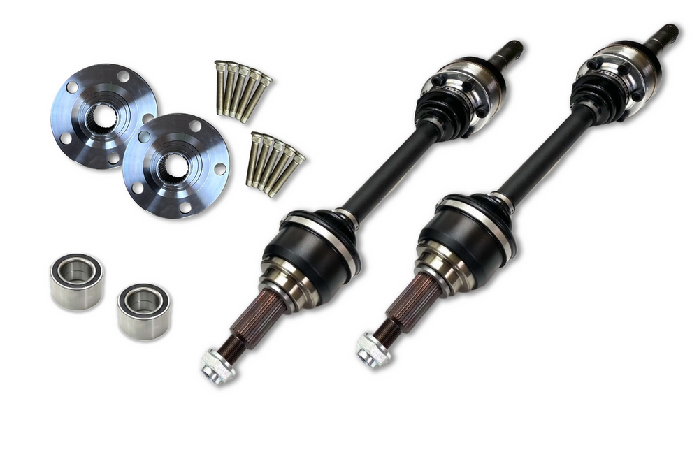 DSS 86-92 Mazda RX-7 Turbo II w/ Cobra 8.8 Rear Pro-Level Axle/Hub Kit - MZFD46-V2