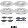 Power Stop 21-24 Acura TLX Front and Rear Z17 Coated Brake Kit