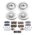 Power Stop 21-23 Ford Mustang Front and Rear Z17 Coated Brake Kit