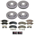 Power Stop 22-24 Ford Bronco Front and Rear Z17 Coated Brake Kit