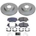 Power Stop 2023 Kia Niro Front and Rear Z17 Coated Brake Kit