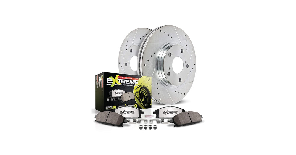 Power Stop 21-24 Dodge Durango / 2021 Jeep Grand Cherokee Front Z26 Street Warrior Brake Kit