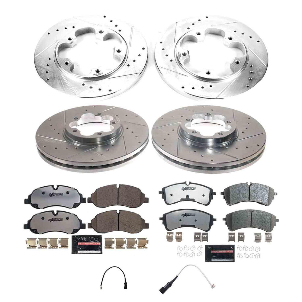 Power Stop 2020 Ford Transit-150 Front and Rear Z36 Truck & Tow Brake Kit