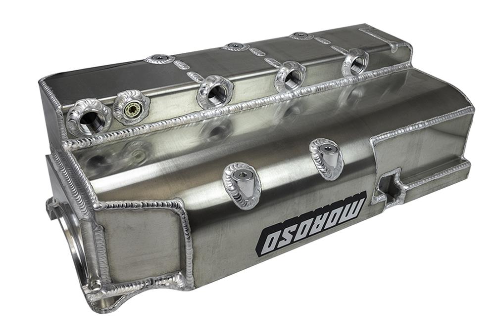Moroso BBC Mark IV 4 Pickup Dry Sump 7-1/2in Deep Aluminum Oil Pan (w/o Starter Notch)