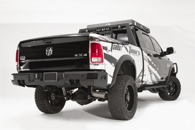 0918 RAM 1500/1018 RAM 2500/3500(19 CLASSIC)HEAVY DUTY PREMIUM SENSOR REAR BUMPER MATTE BLACK