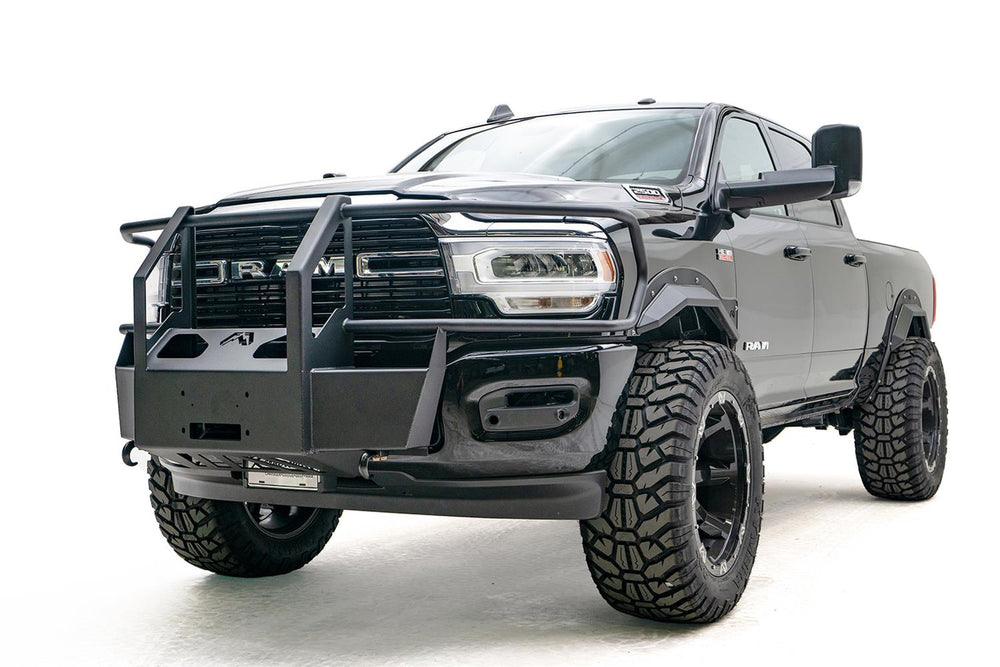 19C RAM 2500/3500(NEW BODY STYLE) HD LARGE FRAME WINCH MOUNT W/ FULL GUARD
