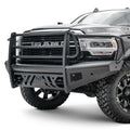 19C RAM 2500/3500 NEW BODY STYLE BLACK STEEL ELITE FRONT BUMPER W/ FULL GUARD