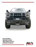 19C RAM 2500/3500(NEW BODY STYLE) HD LARGE FRAME WINCH MOUNT W/ FULL GUARD