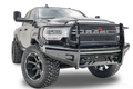 19C RAM 2500/3500 NEW BODY STYLE BLACK STEEL FRONT BUMPER W/ FULL GUARD