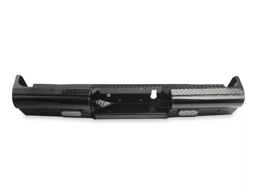 19-C RAM 2500 3500 NEW BODY STYLE BLACK STEEL REAR BUMPER