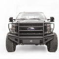 1722 F250/F350/F450 FRONT ELITE RANCH BUMPER W/ FULL GUARD (F250F550) W/ TOW HOOKS