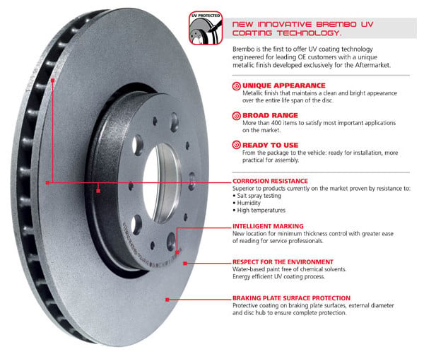 Brembo 21-24 Cadillac Escalade / 21-24 Chevrolet Suburban Front OE Equivalent Rotor