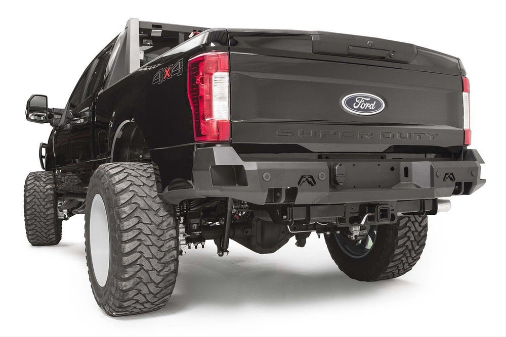 17-C F250 F350 PREMIUM SENSOR REAR BUMPER MATTE BLACK