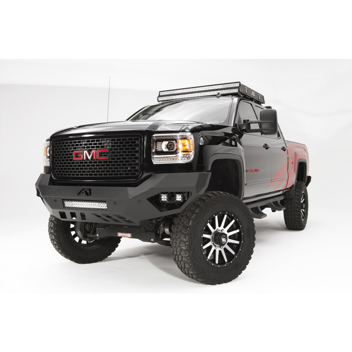 15C SIERRA 2500/3500HD VENGEANCE FRONT SENSOR BUMPER W/ NO GUARD MATTE BLACK