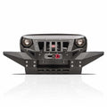 0718 WRANGLER JK FRONT FULL WIDTH GRUMPER MATTE BLACK