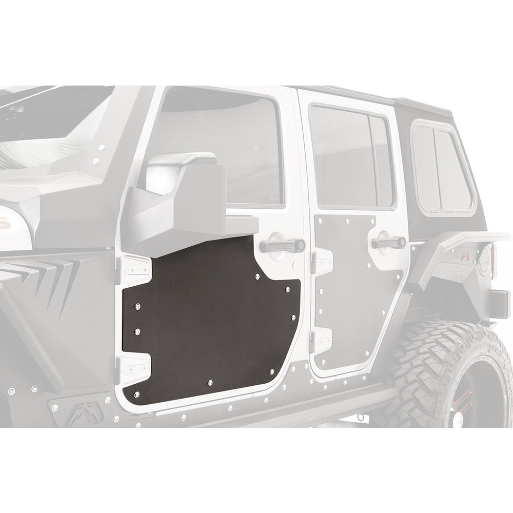 0718 JEEP JK FRONT DOOR SKIN MATTE BLACK