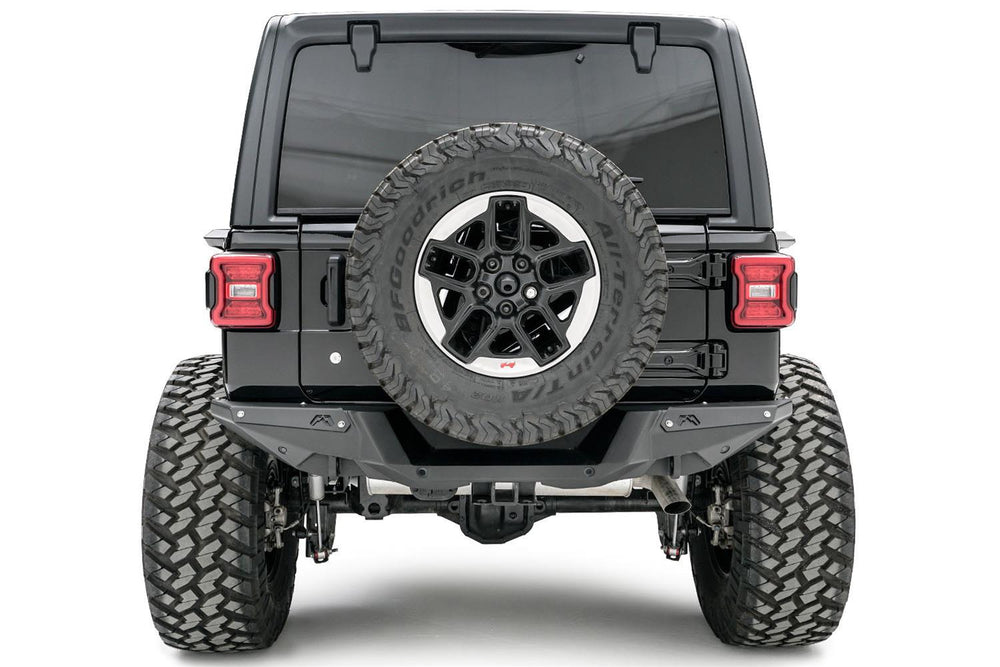 18C WRANGLER JL REAR BUMPER W/PREDRILLED SENSOR HOLES