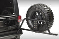 0717 JEEP JK OFF THE DOOR TIRE CARRIER (NEEDS BASE BUMPER) MATTE BLACK