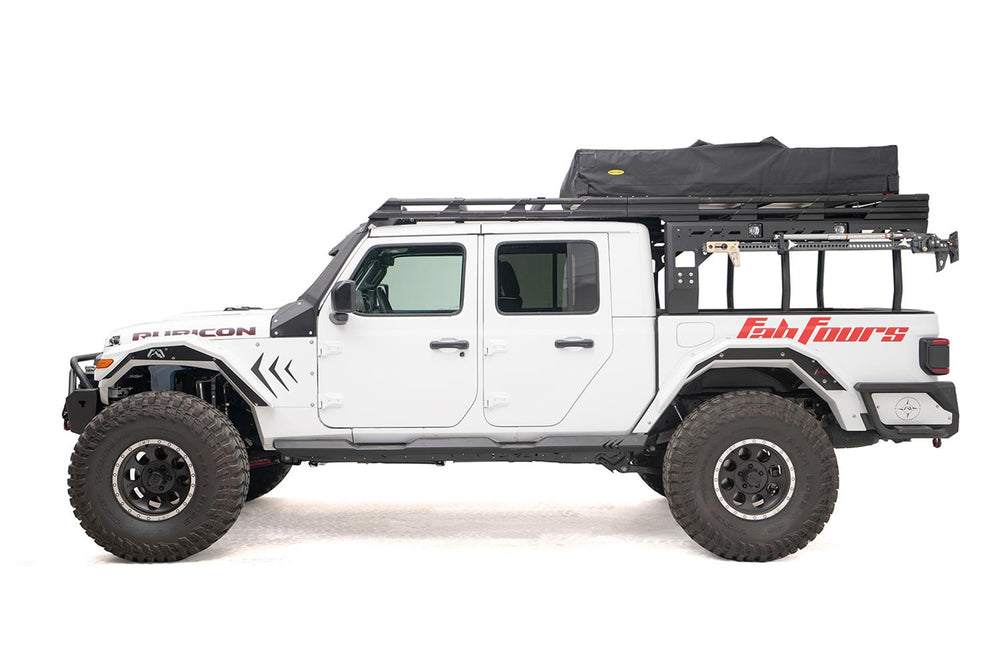 FAB FOURS INC. 20C GLADIATOR OVERLAND RACK EXTENSION ACCESSORY MATTE BLACK