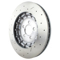 SHW 15-20 Dodge Charger/Challenger Front Drilled-Slotted Lightweight Brake Rotor (68184587AE)