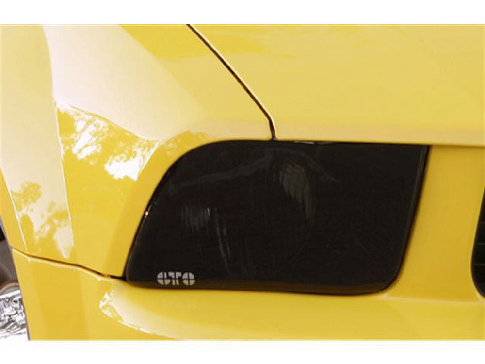 Headlight Covers: 2005 Ford Mustang GT/R; Headlight Covers; smoke