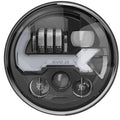 EVO J3 MODEL 12V DOT LED HIGH/LOW BEAM HEADLIGHT W/BUILT IN TURN SIGNAL BLACK 2 LIGHT KIT (CANADA)