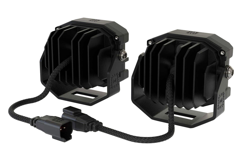 Morimoto 4Banger 2.0 NCS LED Pods (Spot / Yellow)(Set)